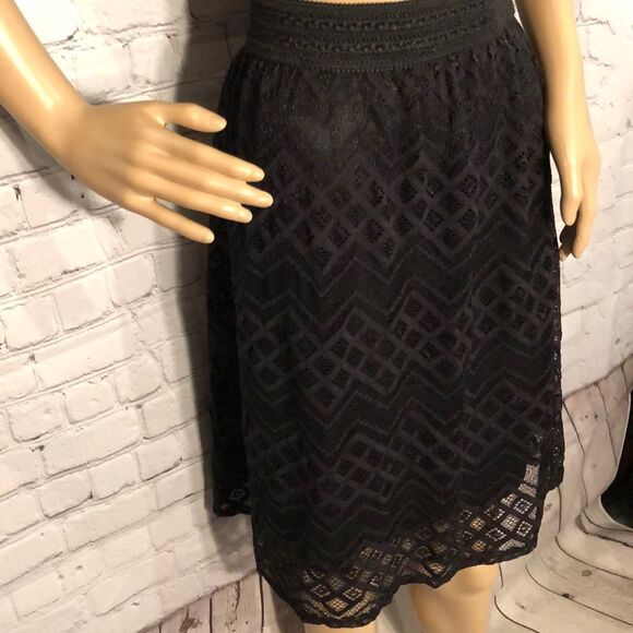 Joe B by Joe Benbasset Lace Overlay A-line Skirt Juniors XL - Picture 5 of 8